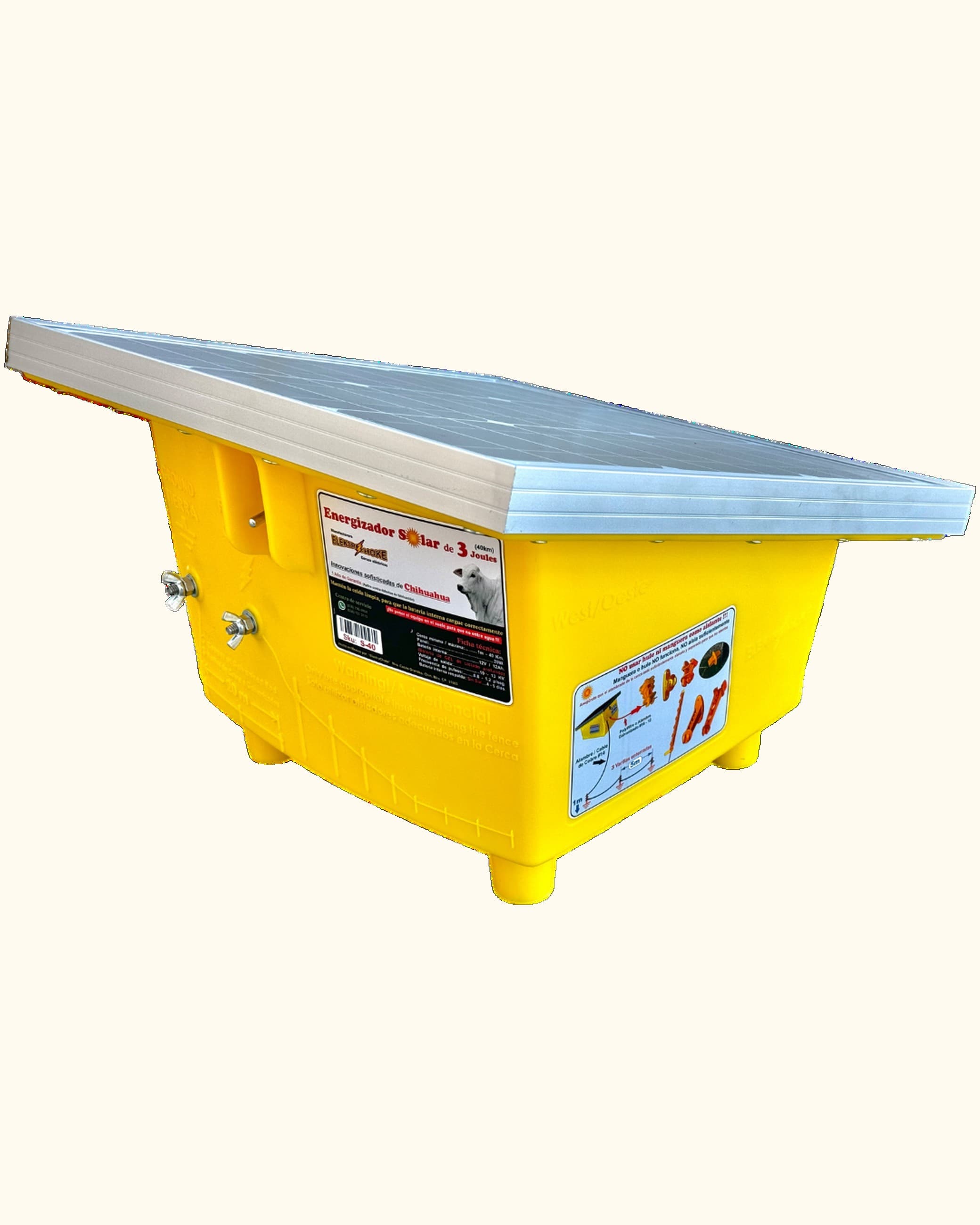 Energizador Solar S-100